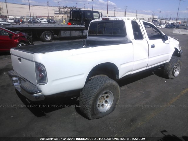 5TESN92N0YZ708994 - 2000 TOYOTA TACOMA XTRACAB PRERUNNER თეთრი ფოტო 4