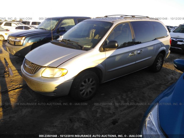 2C4GP74L43R170590 - 2003 CHRYSLER TOWN & COUNTRY EX GRAY photo 2