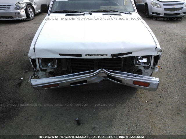 1N6SD11S8LC427526 - 1990 NISSAN D21 SHORT BED WHITE photo 6