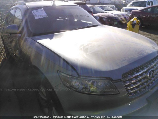 JNRBS08W93X003017 - 2003 INFINITI FX45 GRAY photo 1