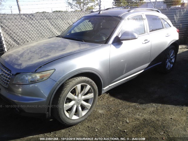 JNRBS08W93X003017 - 2003 INFINITI FX45 GRAY photo 2