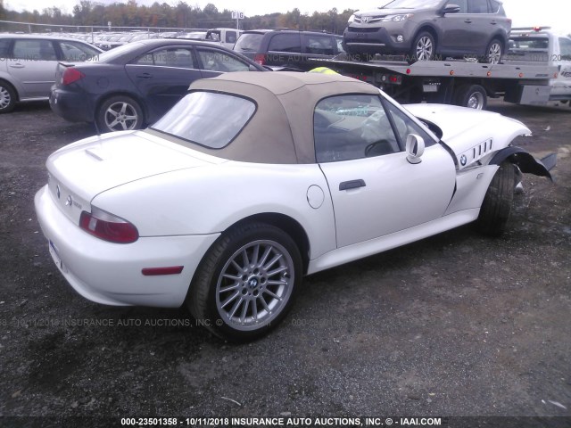 WBACN53481LJ59193 - 2001 BMW Z3 3.0 WHITE photo 4