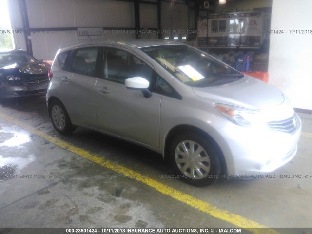 3N1CE2CP9FL411415 - 2015 NISSAN VERSA NOTE S/S PLUS/SV/SL/SR SILVER photo 1