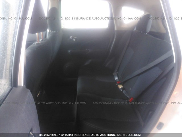 3N1CE2CP9FL411415 - 2015 NISSAN VERSA NOTE S/S PLUS/SV/SL/SR SILVER photo 8