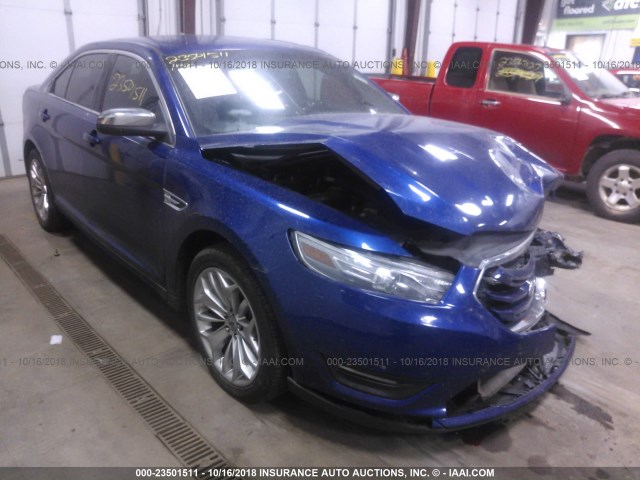 1FAHP2F83DG136620 - 2013 FORD TAURUS LIMITED BLUE photo 1