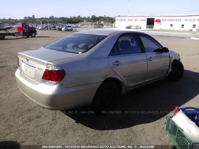 4T1BE32K76U689199 - 2006 TOYOTA CAMRY LE/XLE/SE TAN photo 4