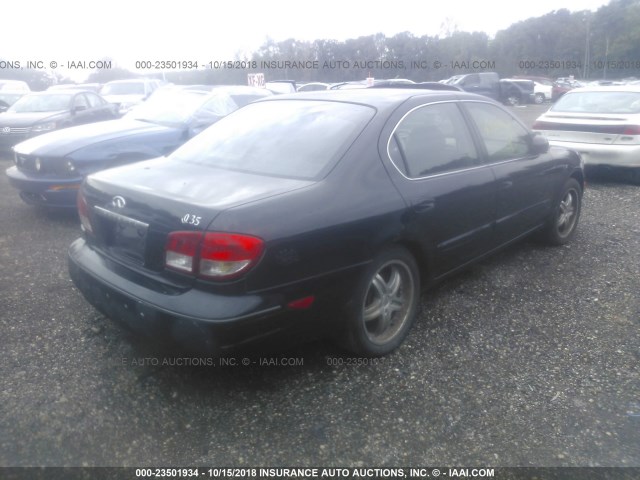 JNKDA31A73T101965 - 2003 INFINITI I35 BLACK photo 4