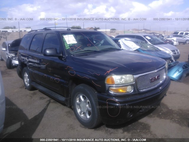 1GKEK63U24J277495 - 2004 GMC YUKON DENALI GRAY photo 1