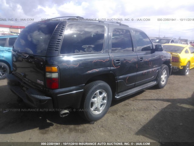 1GKEK63U24J277495 - 2004 GMC YUKON DENALI GRAY photo 4