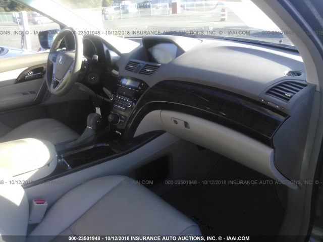 2HNYD2H35CH523042 - 2012 ACURA MDX TECHNOLOGY GRAY photo 5