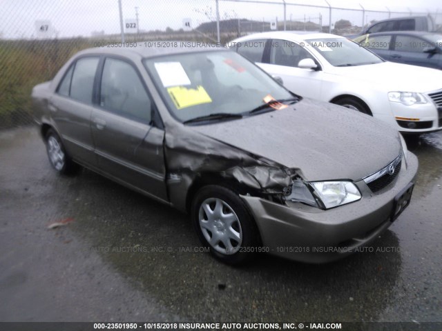 JM1BJ2226Y0274508 - 2000 MAZDA PROTEGE DX/LX BROWN photo 1