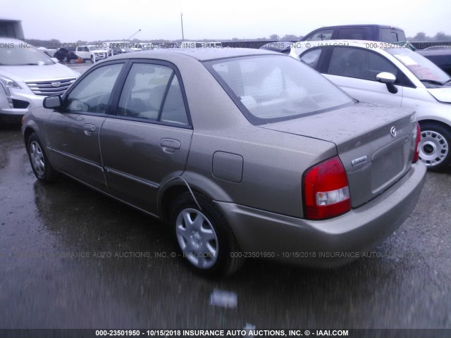 JM1BJ2226Y0274508 - 2000 MAZDA PROTEGE DX/LX BROWN photo 3