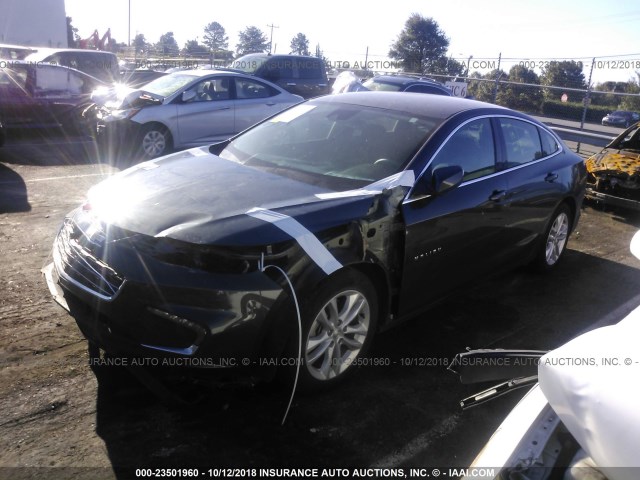 1G1ZJ5SU0HF261955 - 2017 CHEVROLET MALIBU HYBRID GRAY photo 2