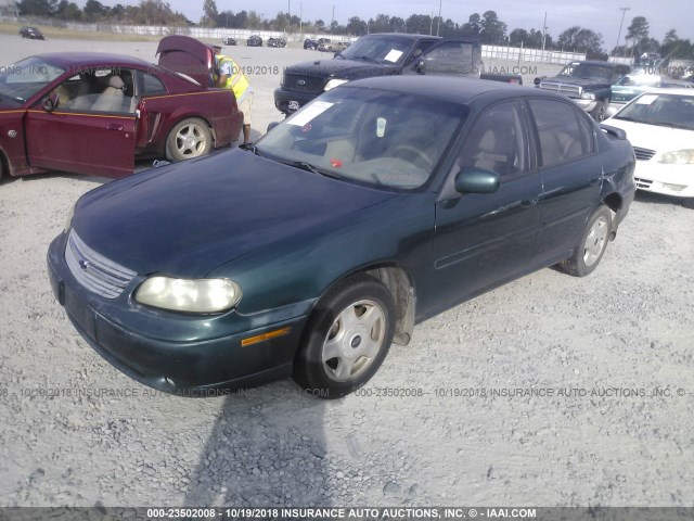 1G1NE52J216122313 - 2001 CHEVROLET MALIBU LS Yaşıl foto 2