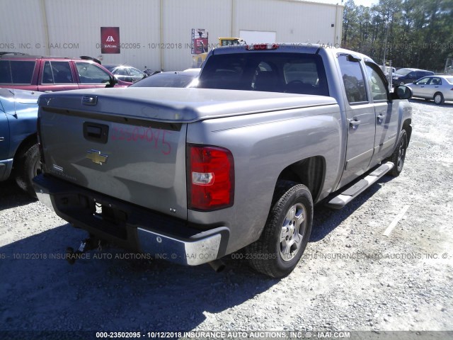 2GCEC13J671723132 - 2007 CHEVROLET SILVERADO C1500 CREW CAB GRAY photo 4