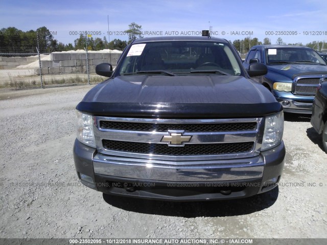 2GCEC13J671723132 - 2007 CHEVROLET SILVERADO C1500 CREW CAB GRAY photo 6