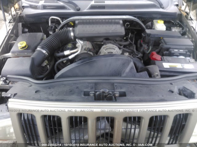 1J8HG48K16C206424 - 2006 JEEP COMMANDER TAN photo 10