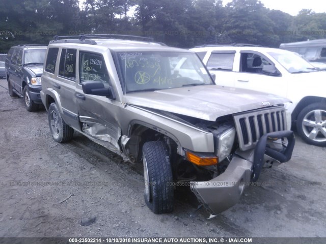 1J8HG48K16C206424 - 2006 JEEP COMMANDER TAN photo 6