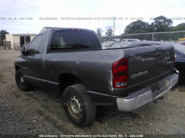 1D7HA16K84J289536 - 2004 DODGE RAM 1500 ST GRAY photo 3