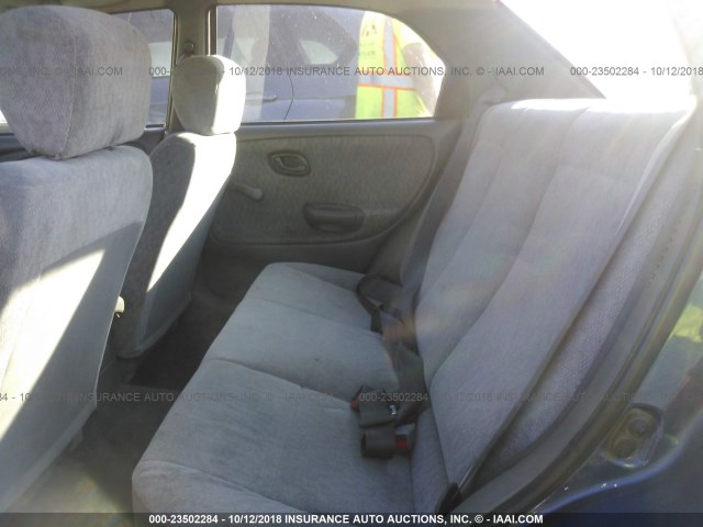 JS2GB41S015211368 - 2001 SUZUKI ESTEEM GL/GLX/GLX SPORT BLUE photo 8