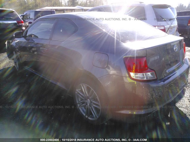 JTKJF5C76C3033833 - 2012 TOYOTA SCION TC 灰色 照片 3