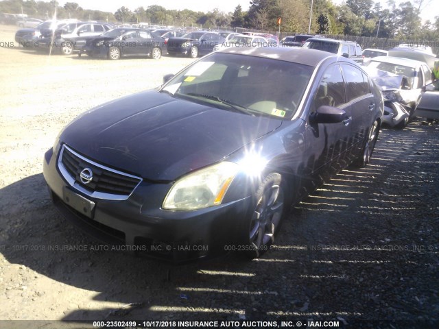 1N4BA41E57C840345 - 2007 NISSAN MAXIMA SE/SL BLUE photo 2