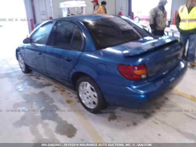 1G8ZF528X2Z247945 - 2002 SATURN SL BLUE photo 3