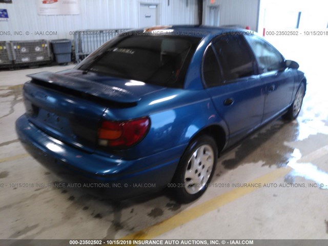 1G8ZF528X2Z247945 - 2002 SATURN SL BLUE photo 4