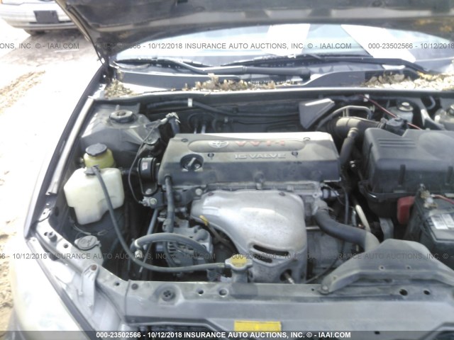 4T1BE32K72U522108 - 2002 TOYOTA CAMRY LE/XLE/SE Күміс фото 10