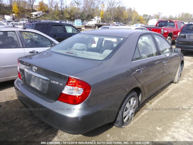 4T1BE32K72U522108 - 2002 TOYOTA CAMRY LE/XLE/SE Күміс фото 4