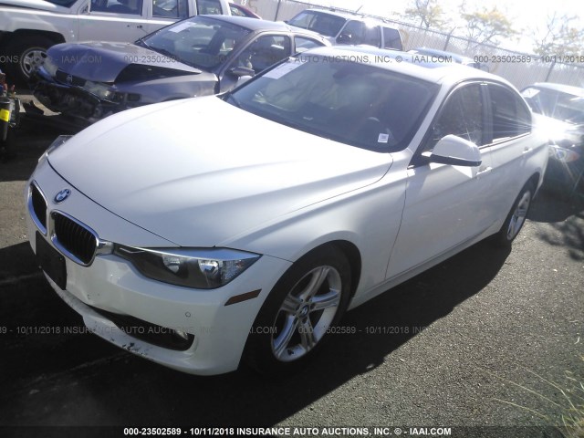 WBA3C3C57EPV90447 - 2014 BMW 320 I/XDRIVE WHITE photo 2