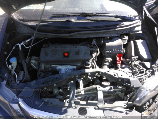 19XFB2F99CE057847 - 2012 HONDA CIVIC EXL 黑色 照片 10