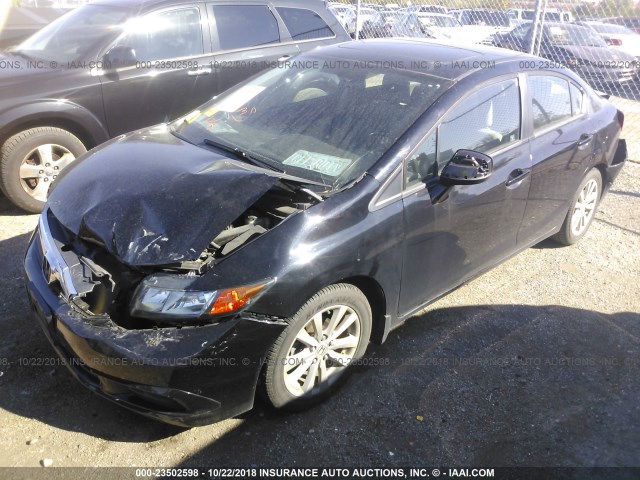 19XFB2F99CE057847 - 2012 HONDA CIVIC EXL 黑色 照片 2