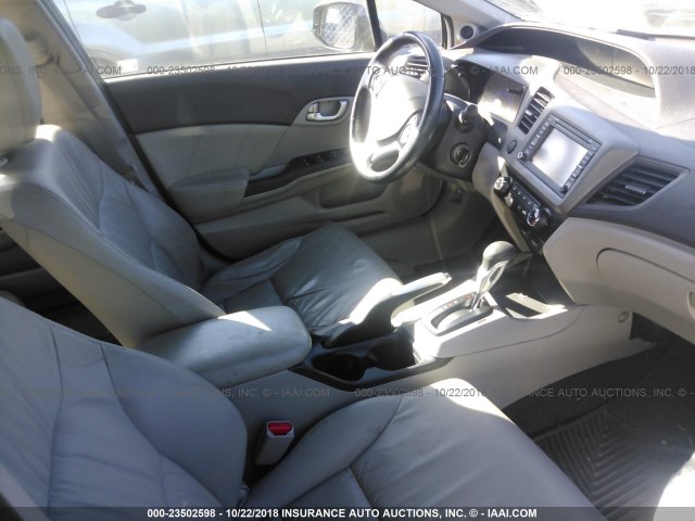 19XFB2F99CE057847 - 2012 HONDA CIVIC EXL 黑色 照片 5