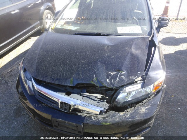 19XFB2F99CE057847 - 2012 HONDA CIVIC EXL 黑色 照片 6