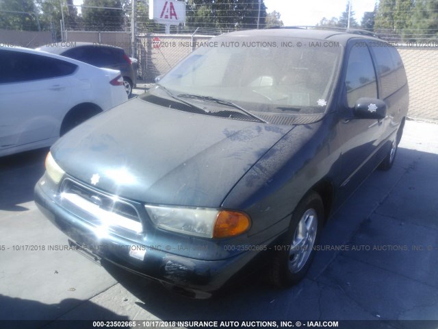 2FMDA5147WBA49812 - 1998 FORD WINDSTAR WAGON GREEN photo 2