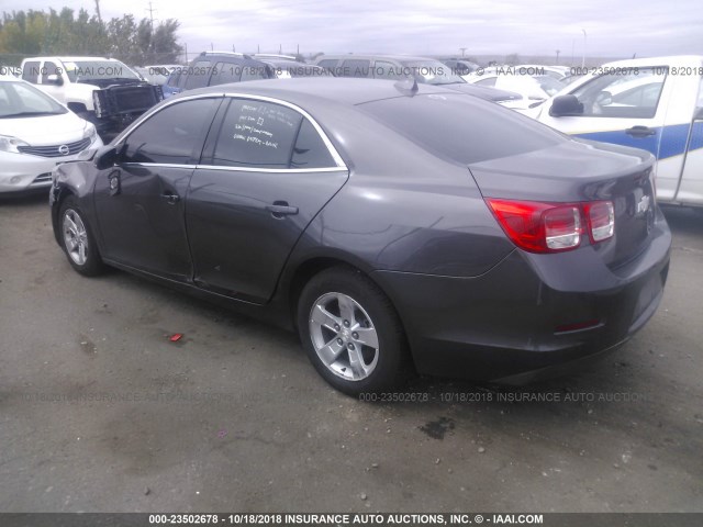 1G11C5SA4DF225421 - 2013 CHEVROLET MALIBU 1LT GRAY photo 3