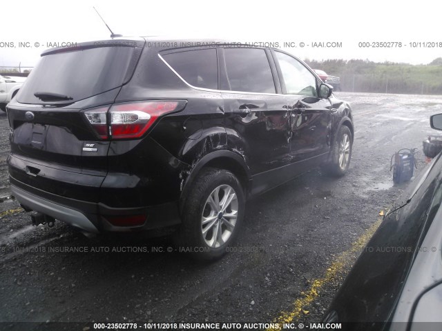 1FMCU9G9XHUC70833 - 2017 FORD ESCAPE SE BLACK photo 4