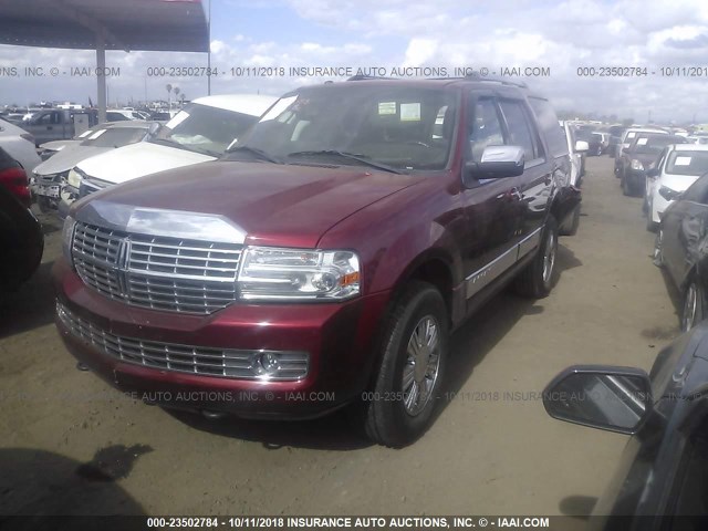 5LMJJ2J59DEL08566 - 2013 LINCOLN NAVIGATOR Rot Foto 2