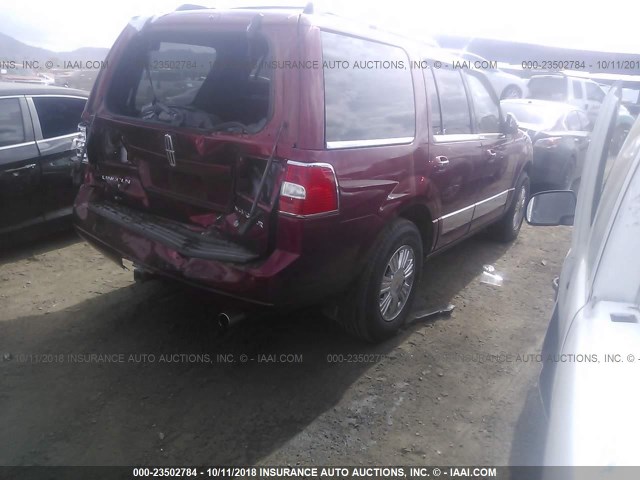 5LMJJ2J59DEL08566 - 2013 LINCOLN NAVIGATOR Rot Foto 4