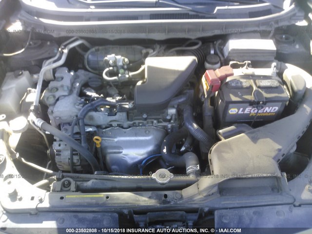 JN8AS5MV6DW113363 - 2013 NISSAN ROGUE S/SV შავი ფოტო 10