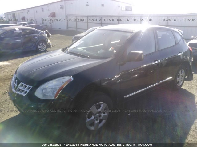 JN8AS5MV6DW113363 - 2013 NISSAN ROGUE S/SV შავი ფოტო 2