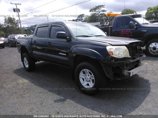 5TELU42N68Z521432 - 2008 TOYOTA TACOMA DOUBLE CAB 黑色 照片 1