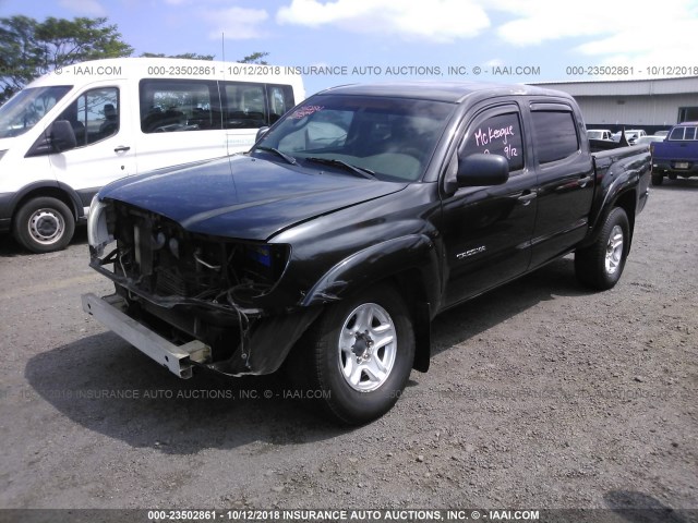 5TELU42N68Z521432 - 2008 TOYOTA TACOMA DOUBLE CAB 黑色 照片 2