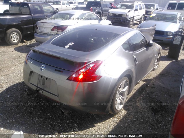 JN1AZ4EH1BM553626 - 2011 NISSAN 370Z TOURING/NISMO GRAY photo 4