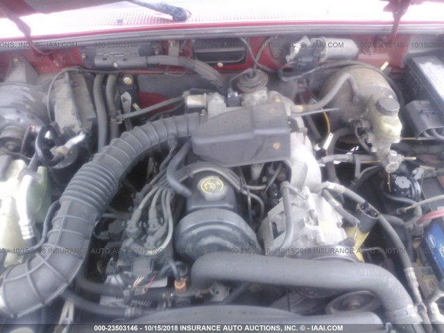 4F4YR12C0YTM31994 - 2000 MAZDA B2500 RED photo 10