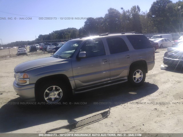 1GKEK63U13J332565 - 2003 GMC YUKON DENALI GOLD photo 2