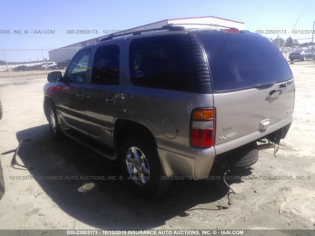 1GKEK63U13J332565 - 2003 GMC YUKON DENALI GOLD photo 3