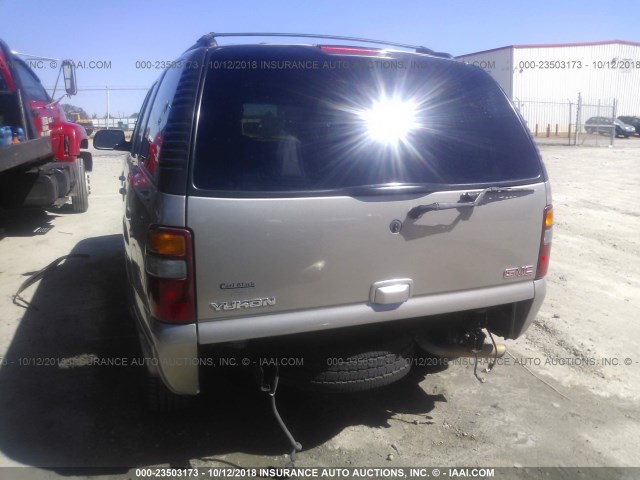 1GKEK63U13J332565 - 2003 GMC YUKON DENALI GOLD photo 6