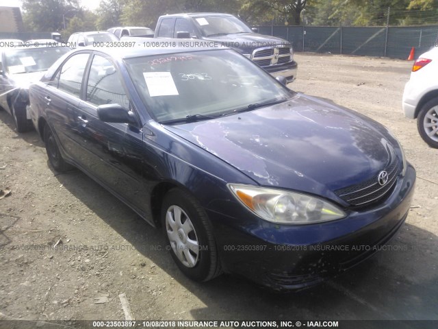 4T1BE32K64U309931 - 2004 TOYOTA CAMRY LE/XLE/SE Көк фото 1